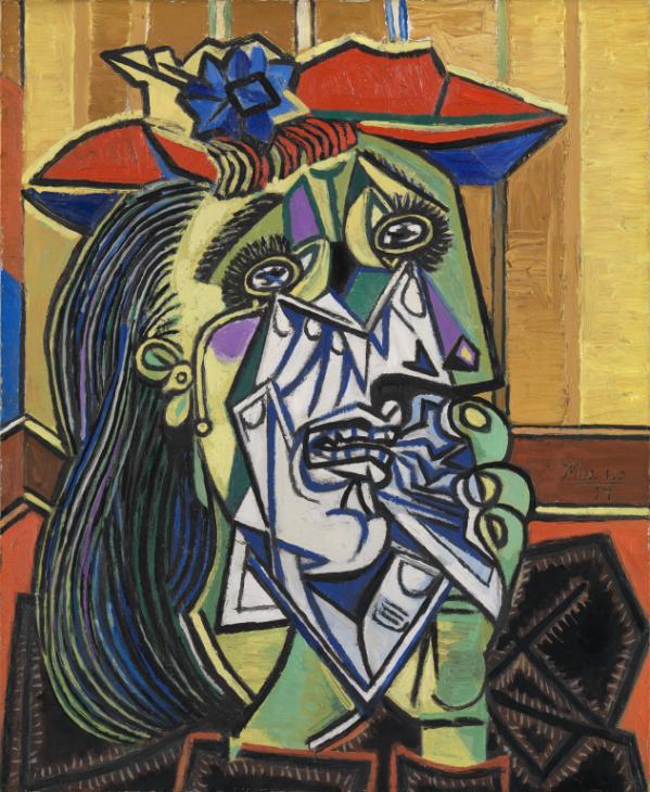 Пабло Пикассо. Плачущая женщина (Дора Маар), 1937, холст, масло, 61 x 50 см, галерея Тейт Модерн