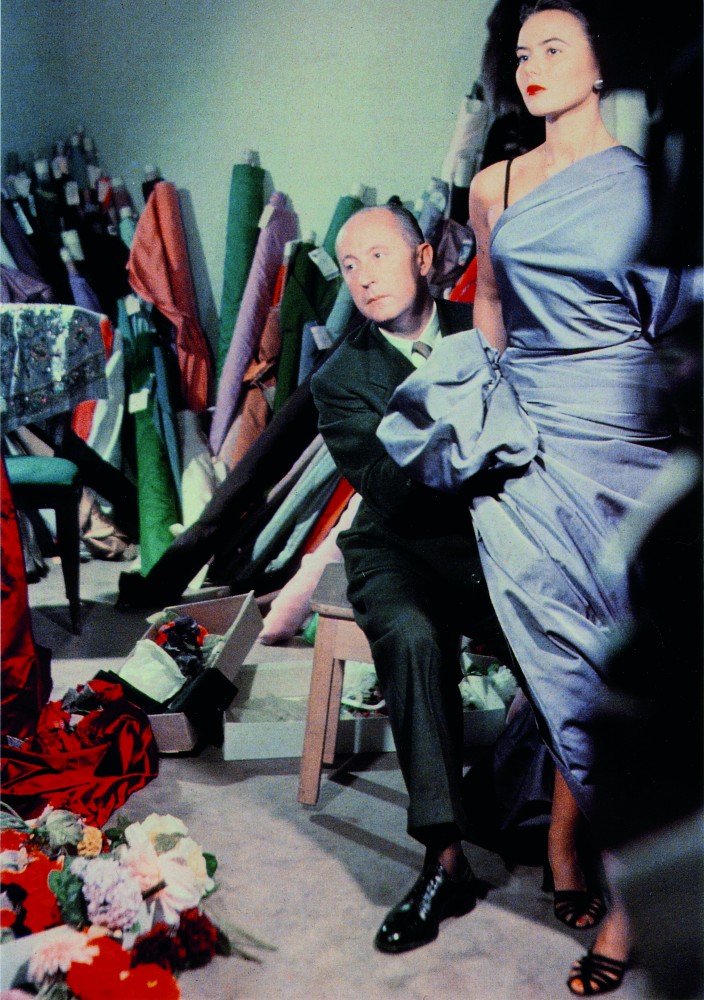 Кристиан Диор с манкенщицей Сильви, 1948. Courtesy of Christian Dior
