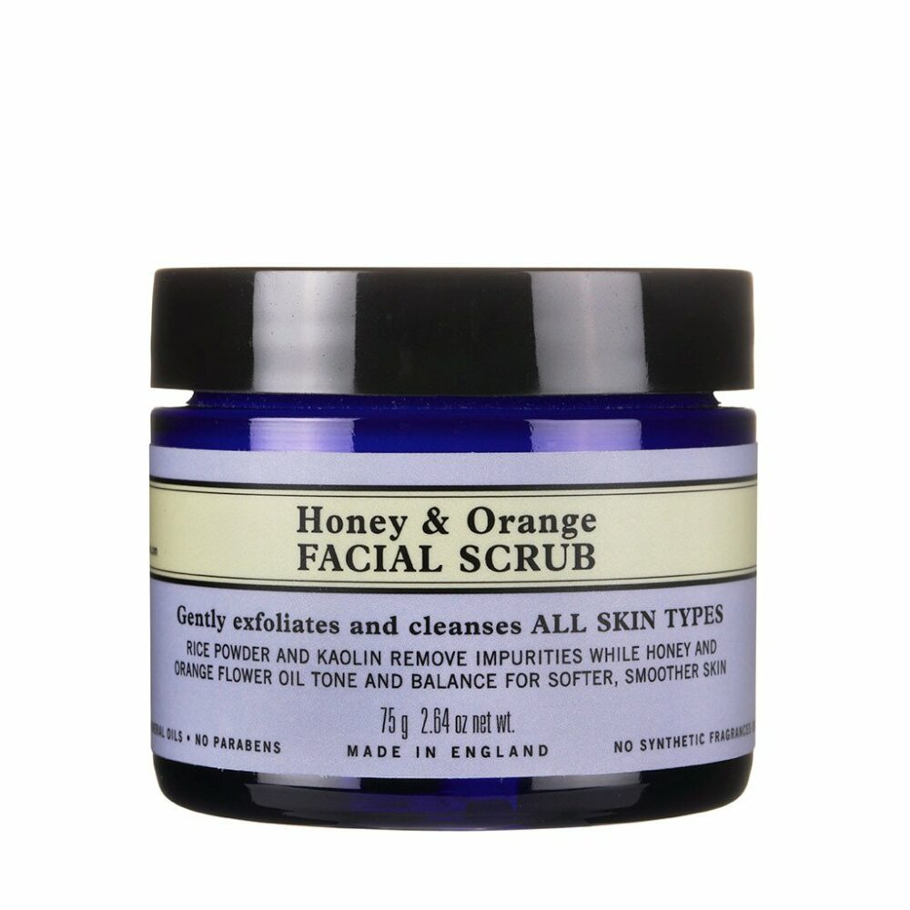 honey orange facial scrub