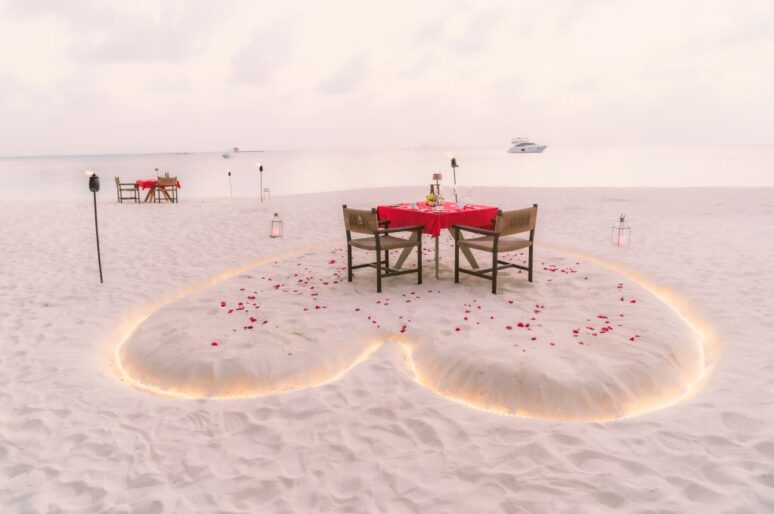 Идеи для Дня святого Валентина в отеле InterContinental Maldives Maamunagau Resort